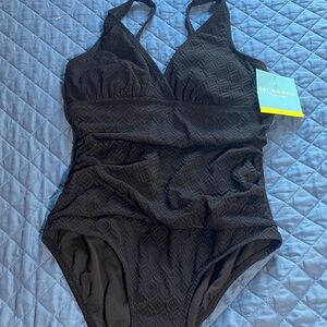 Bal Harbor Black One Piece Swimsuit